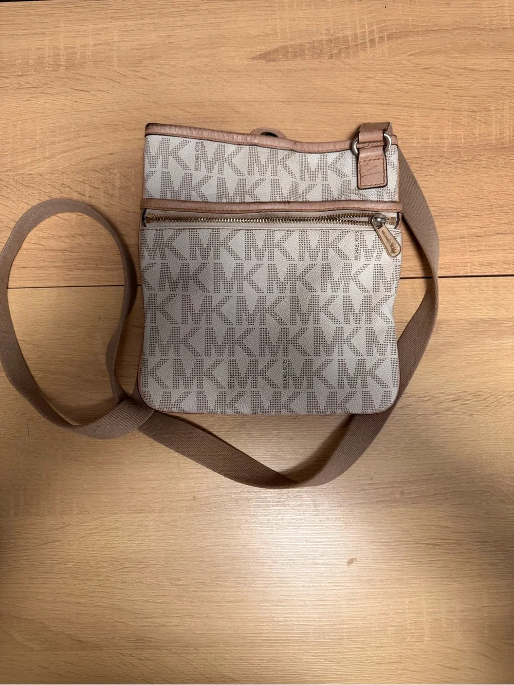 Michael Kors Signature Monogram Crossbody Bag